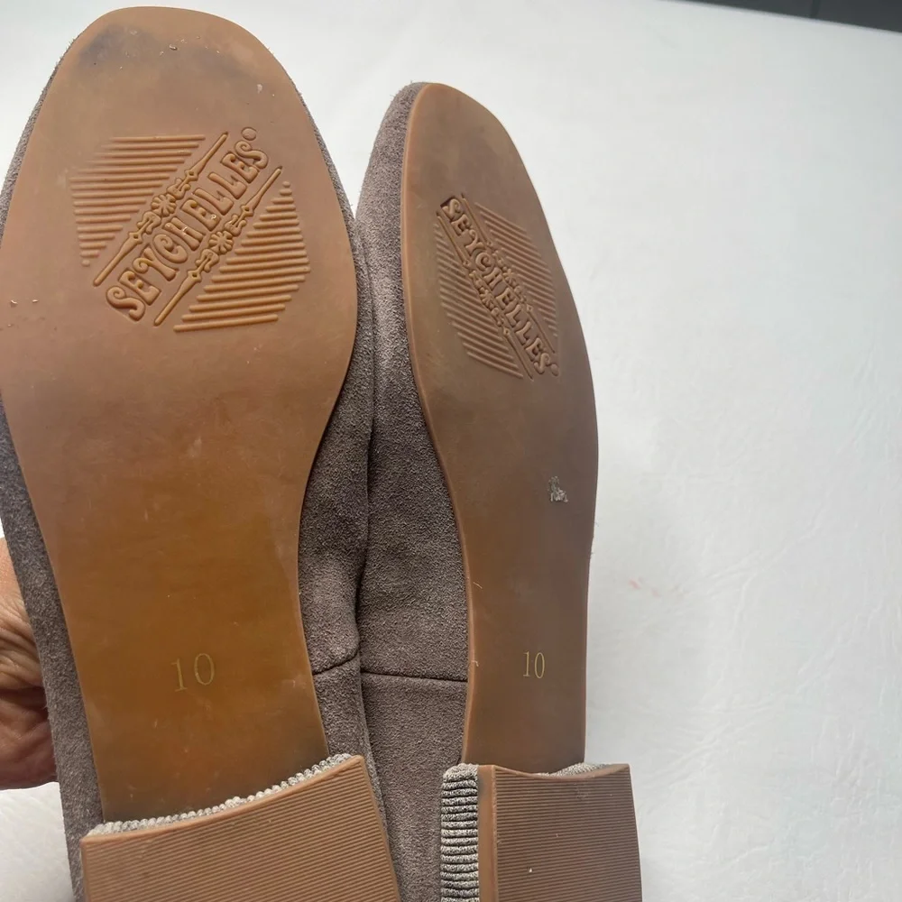 Seychelles womens flats shoes size 10 leather upper tan color
